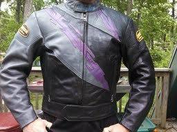 Vanson leather motorcycle jacket