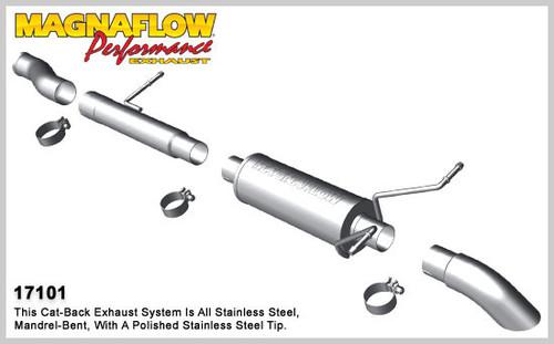 Magnaflow 17101 chevrolet truck silverado 1500 stainless cat-back system exhaust