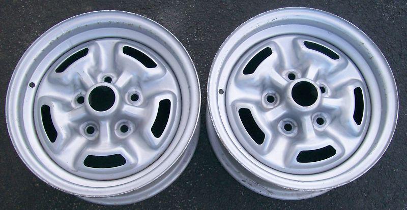 1966-1967 olds 442 factory rims 14" x 6" fits disc brake