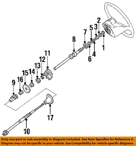 Ford oem 6c2z3e751aa steering column-shaft assembly