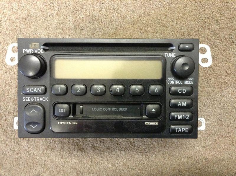00 01 camry 4runner  land cruiser cd cassette player radio receiver ch77 