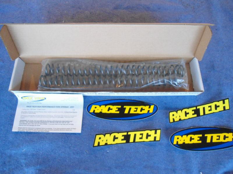 Race tech front fork springs  suzuki rm125  rm250  also fits wp5060 forks  .42kg