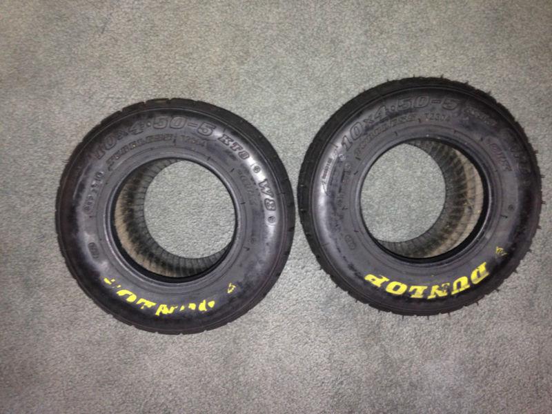 Race kart parts, rain tires, dunlop kt8, 10x 4.50-5