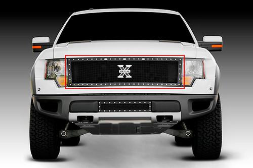 T-rex 10-13 ford f-150 billet grille x-metal series polished mesh grill 6715661