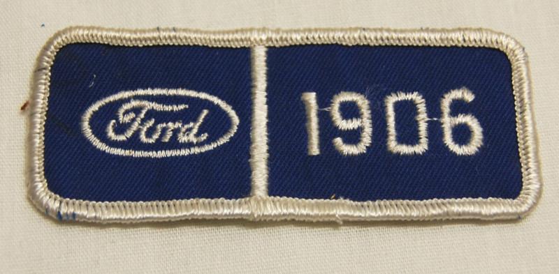 Vintage ford 1906 sew on jacket patch hot rat rod gasser nhra nascar