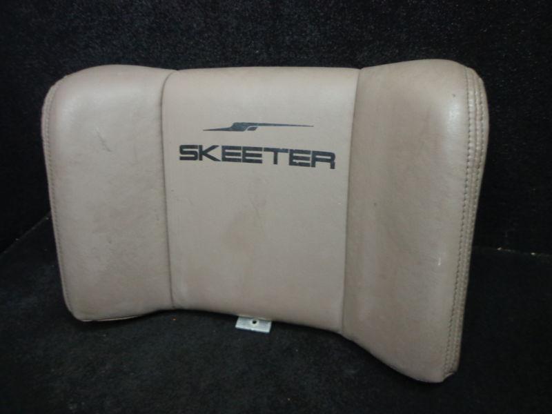 Skeeter bass boat step seat back brown #dr161 - includes 1 step seat cushion 