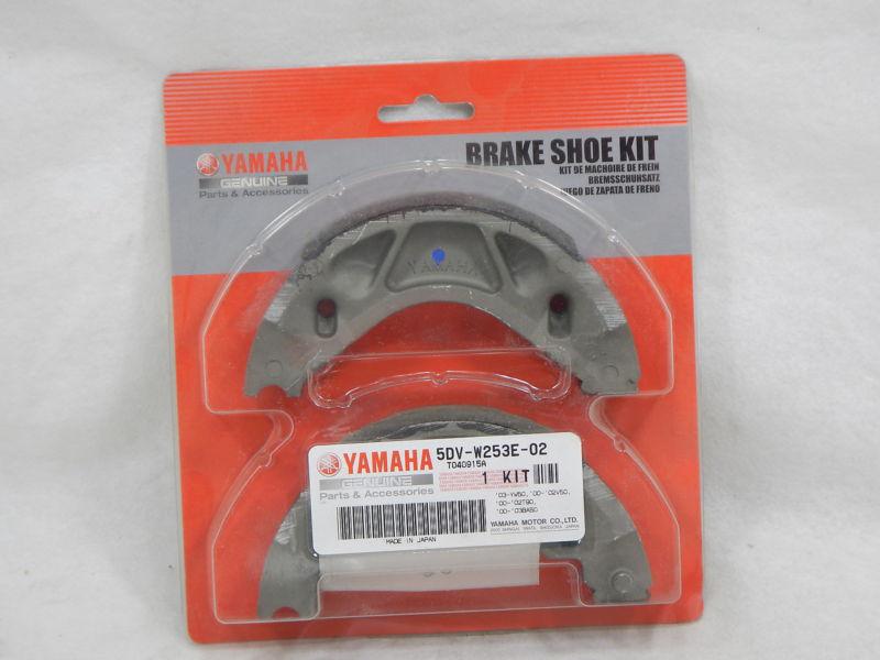 Yamaha 5dv-w253e-02 brake shoe kit *new