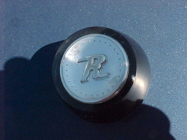 Late 1950s amc rambler r horn button steering wheel center used vg-exc rare deal