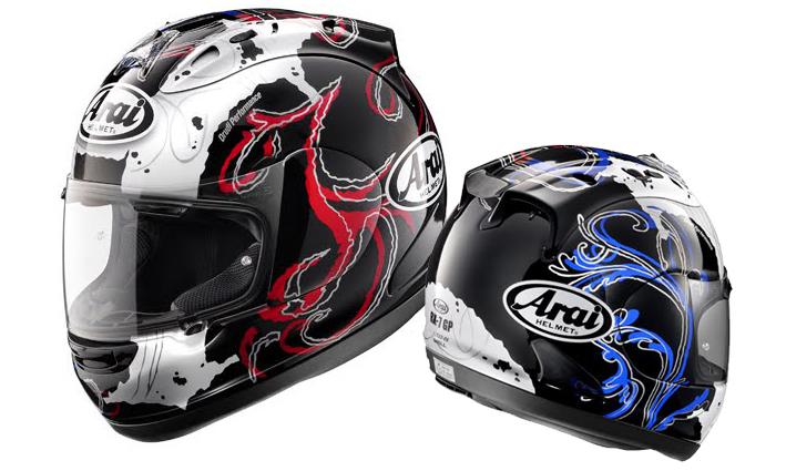 Arai corsair v haslam wsbk motorcycle helmet xxl 2xl