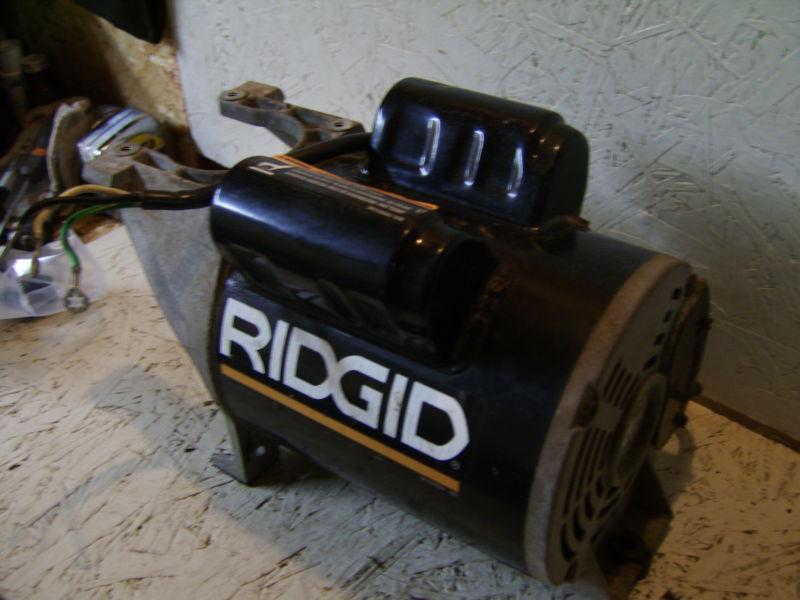 Ridgid air compressor of45150 motor works great engine electrical power strong 
