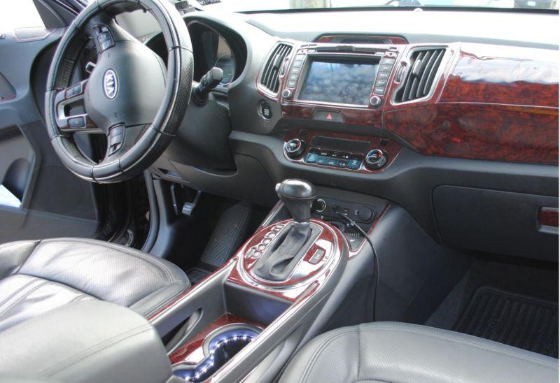 Sportage lx ex sx interior burl wood dash trim kit set 2011 2012 2013