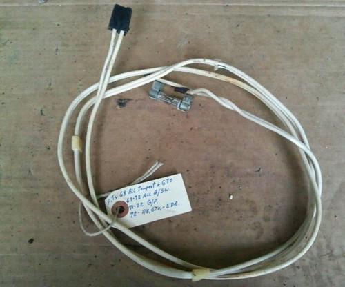 1968-72 lemans gto tempest grand prix dome courtesy light wiring harness 7720040