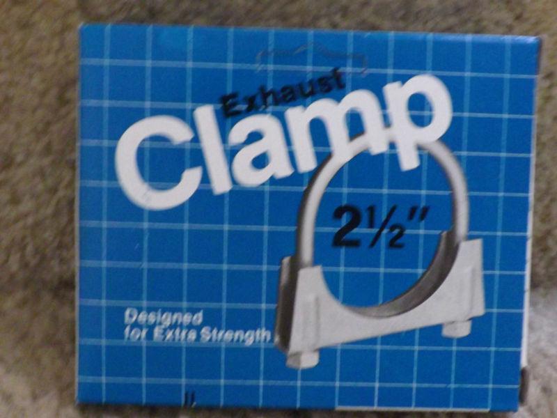 *new* one  2 1/2" (6.3 cm) extra strength exhaust clamp for exhaust connections