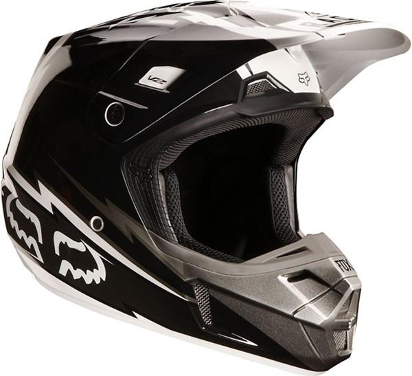 Fox racing 2013 v2 giant motocross dirt bike  adult helmet size large