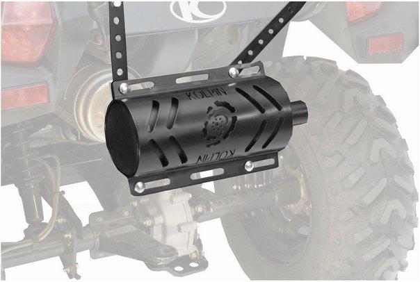 Kolpin outdoors stealth exhaust system 2.0 with heat shield atv