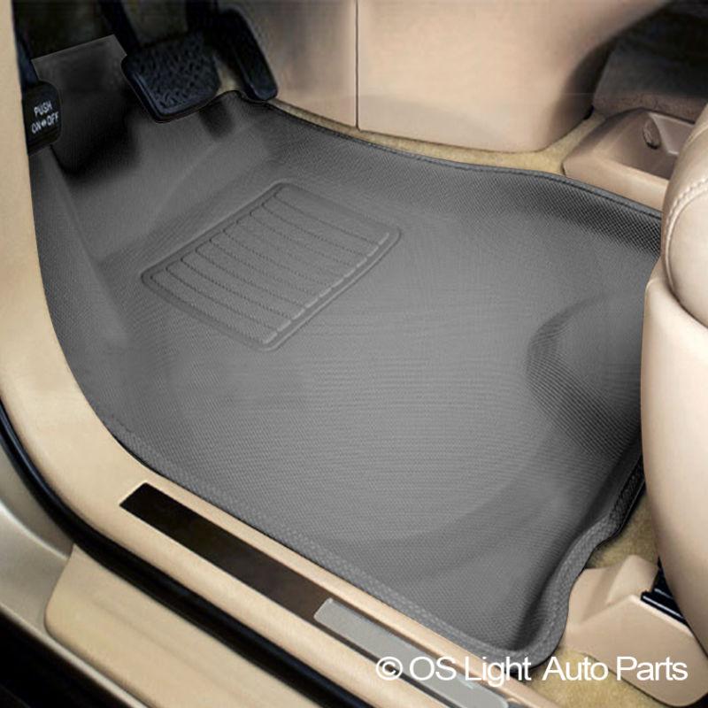 3d rubber+foam floor mats black carpet waterproof 05-10 jeep grand cherokee wk