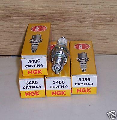 4 pack of ngk 3486    cr7eh-9 spark plugs