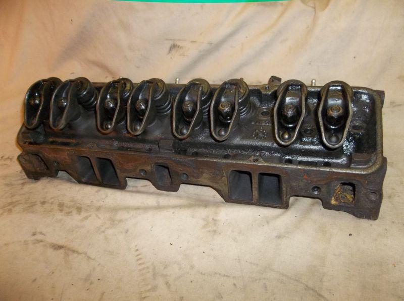 1968-73 gmc, chevy 307 v-8 passenger right side cylinder head with valves