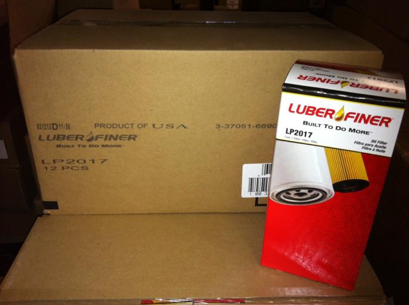 Luber-finer lp2017 engine oil filter case of 12 filters p550528 lf16166