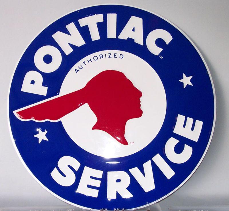 Nostalgic pontiac service 12" tin sign firebird gto trans-am 