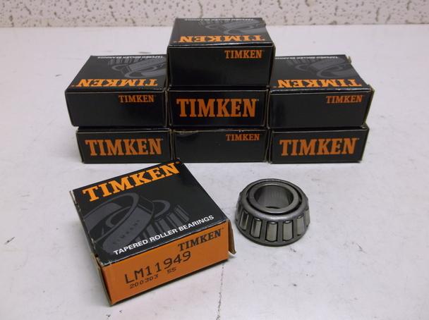Lot of 8 timken #lm11949 wheel bearings for most 1973 to 1999  harley davidsons