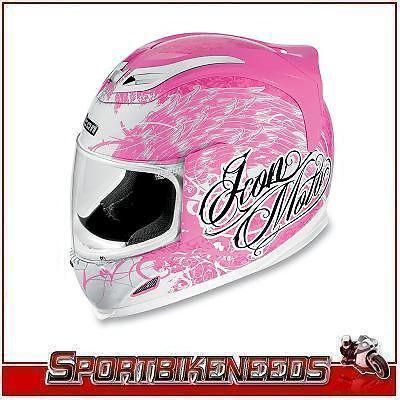 Icon airframe street angel pink helmet xsmall xs