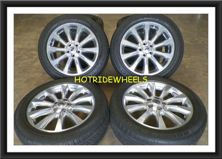 20" land rover range rover 06-09 oem wheels with tires                #905b
