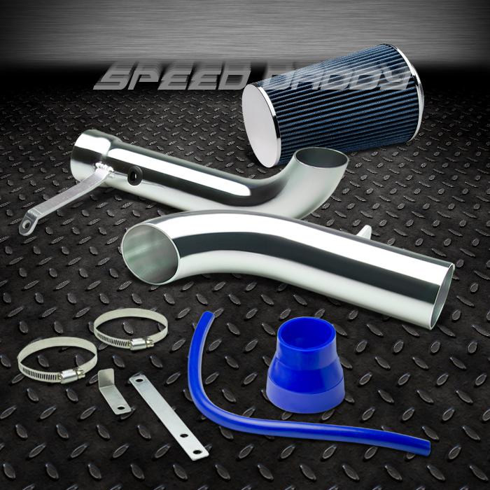 Short ram air intake induction+blue shield filter kit 98-03 chevy s10/sonoma l4