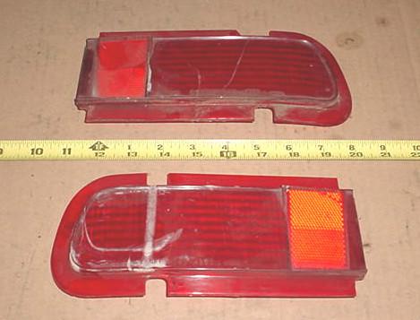 Honda 600 coupe (2) two taillight lens r&l tail light z600 exterior body lights