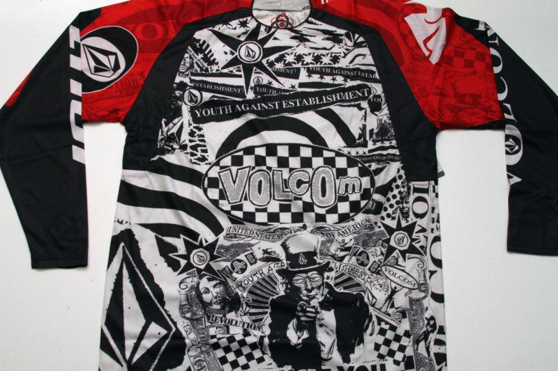 Thor volcom honda red motocross jersey new free shipping med or large you pick