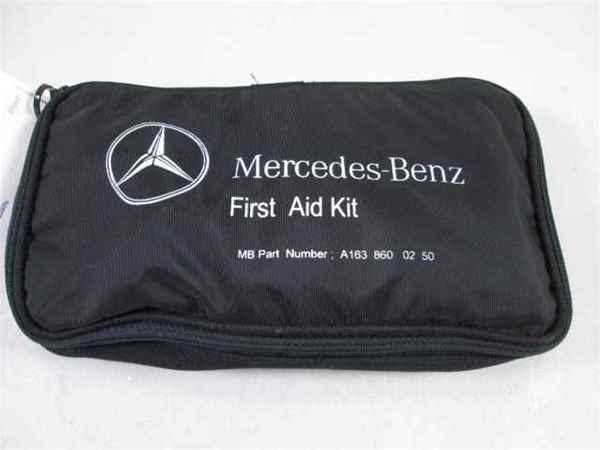 2002 mercedes ml series black case w/first aid kit oem