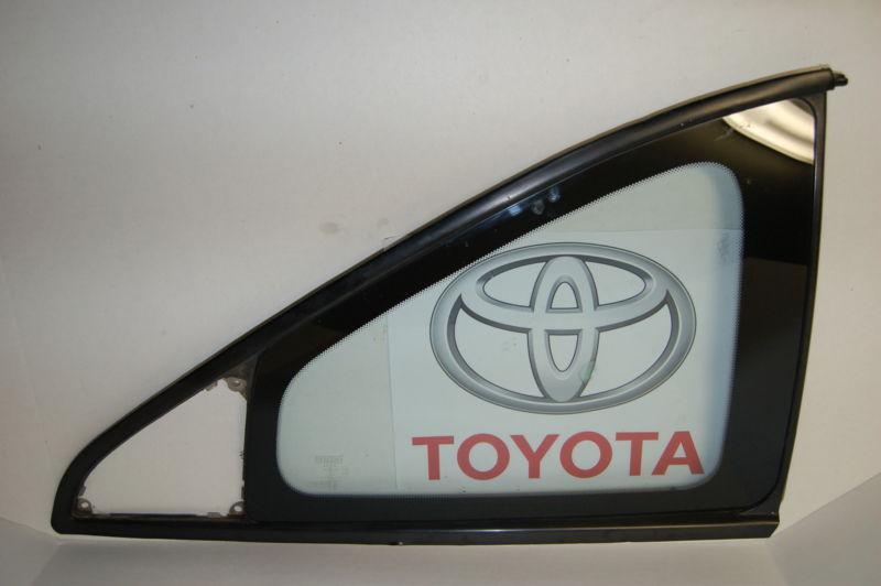Toyota - mr-2 - passenger rear quarter window and frame - oem! 1991 92 93 94 95