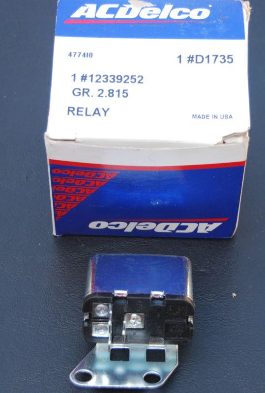 12339252 new ac delco relay full size truck suburban chevy d1735