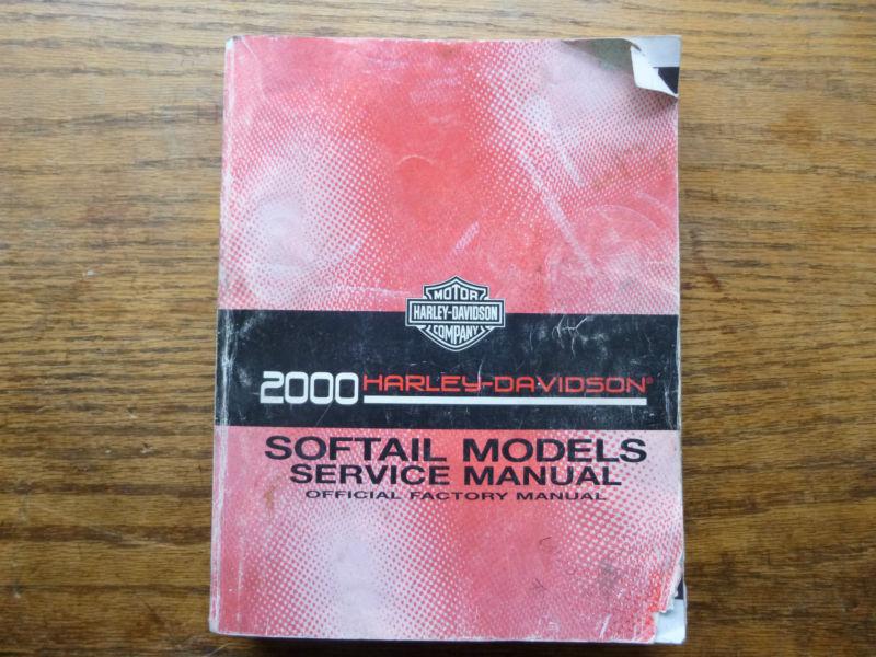 99482-00a harley davidson genuine 2000 softail factory service manual