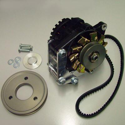 Powermaster 8-881 sbc snug mount alternator kit 100a