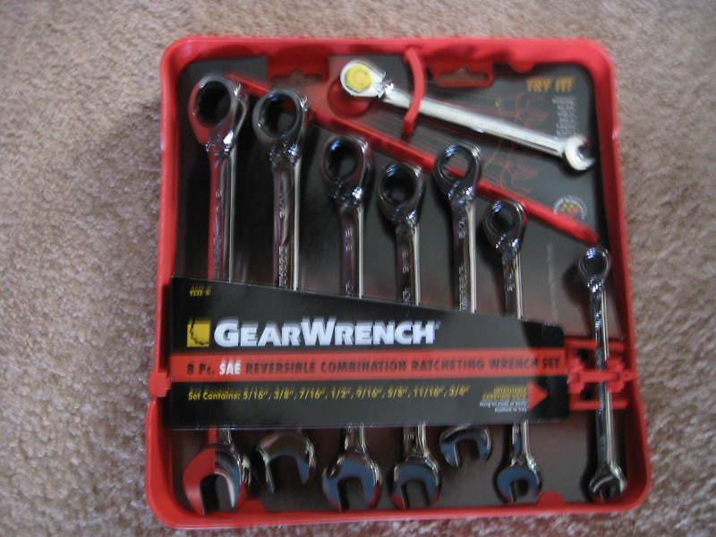 Gearwrench 9700 7pc. standard sae flex head combination ratcheting wrench set