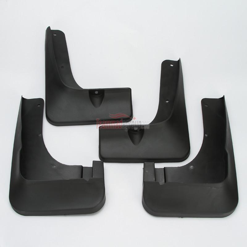 Mud flaps splash guards abs mudguard front/rear for 2013 mitsubishi outlander