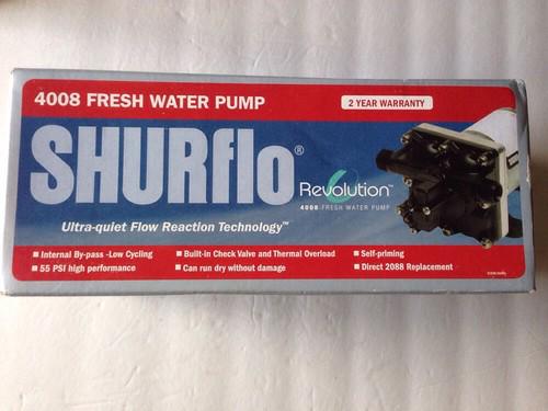Shurflo 4008-101-e65 revolution rv 12v fresh water pump 3gpm