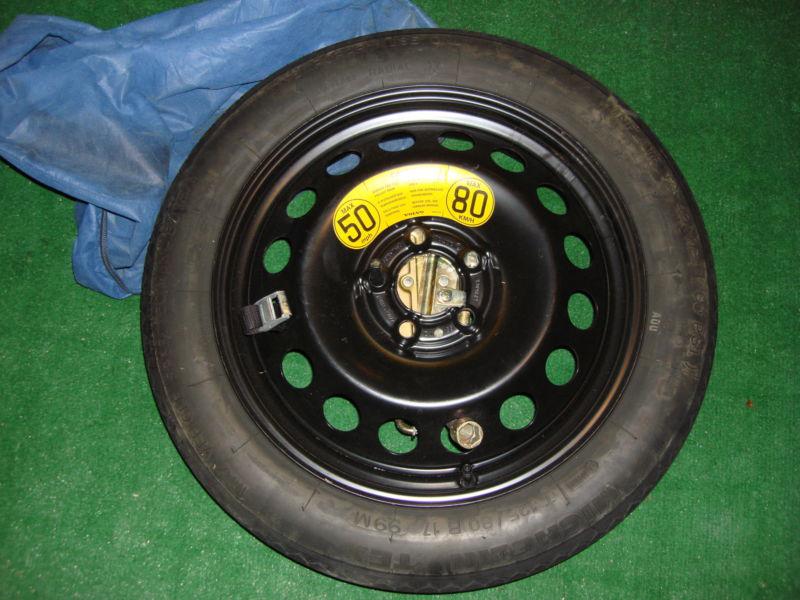 98 99 00 volvo v70r oem spare tire/wheel with spare jack v70 donut