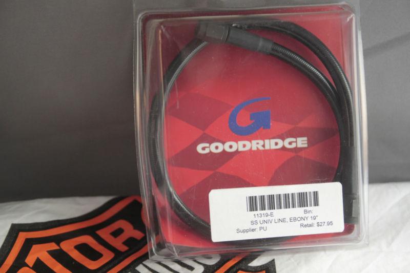 Goodridge ebony series universal brake line p/n 11319-e