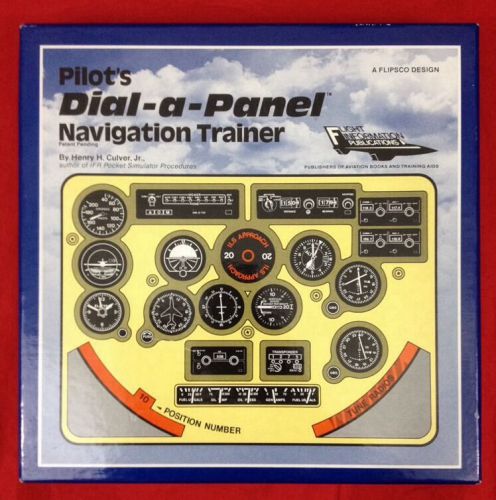 Pilots dial-a-panel navigation trainer kit - never used!