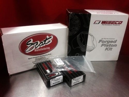 Scat rods wiseco pistons king starlet glanza turbo ep82 ep91 4e 9:1 75mm