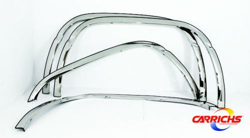 For: ford f-150 ftfd205  fender trim flares stainless steel 1997-2003