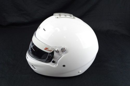 New zamp racing helmet large white sa2010 rz-55 full face