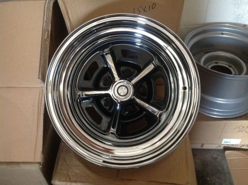 4-15x7  mopar rally wheels, caps, and lugnuts, 4 1/2 bolt pattern charger cuda