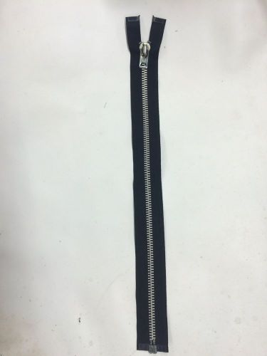 Vintage 1970&#039;s talon #10 front separator aluminum  zipper 18 inches new