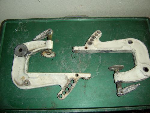 Vintage flying scott mcculloch 60 hp 3 cylinder transom clamps