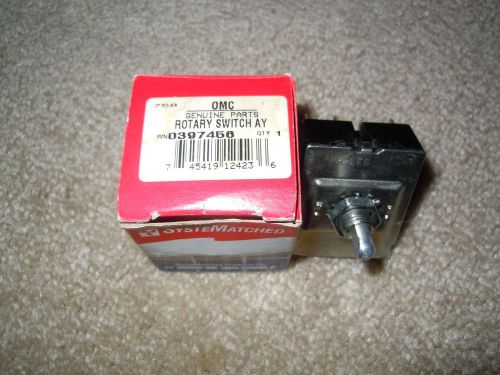 Omc rotary switch 397456 for johnson/evinrude trolling motor