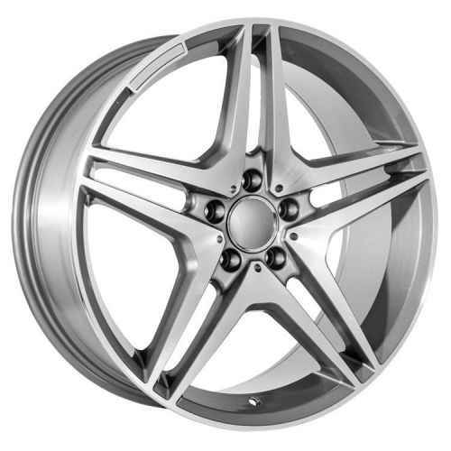 19 inch mercedes benz replica gunmetal rims wheels (528)