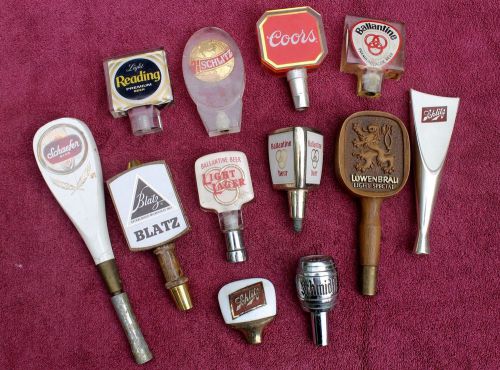 Beer tap shift knob handle lot accessory coors schaeffer ballentine schlitz